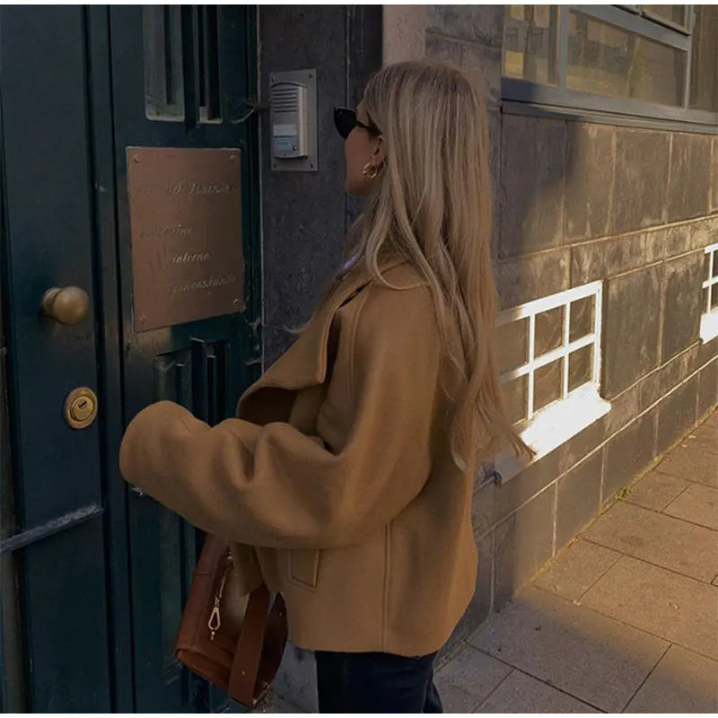 LM | Oversized wool jacket