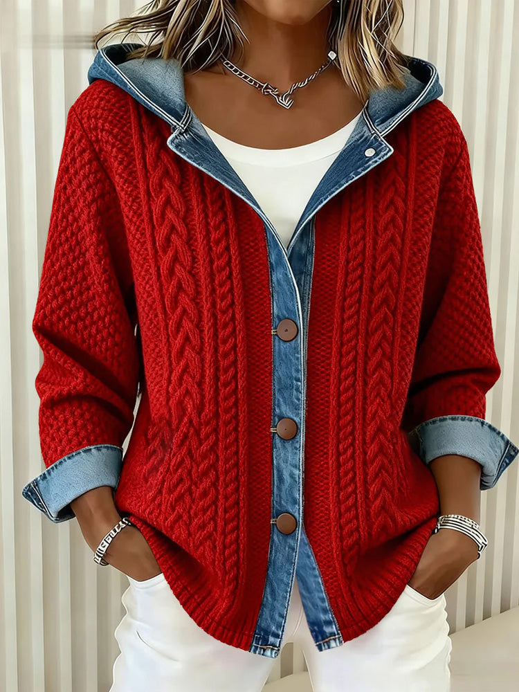 Comstylish Women's Autumn And Winter Casual Hooded Jackets