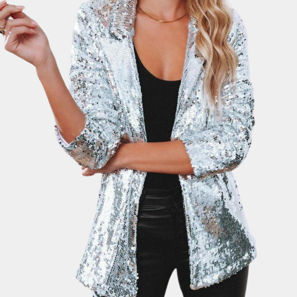 LM | Chic glitter blazer for women