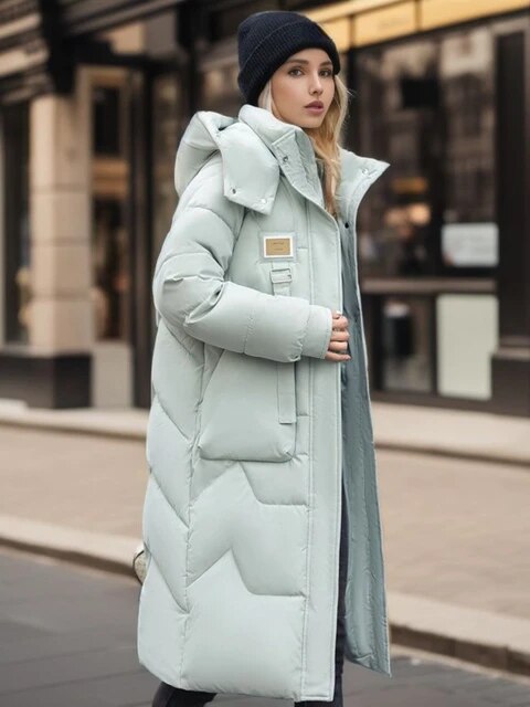 LM | extended puffed jacket
