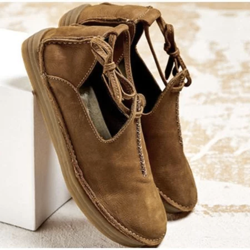 LM | Casual vintage loafers with laces