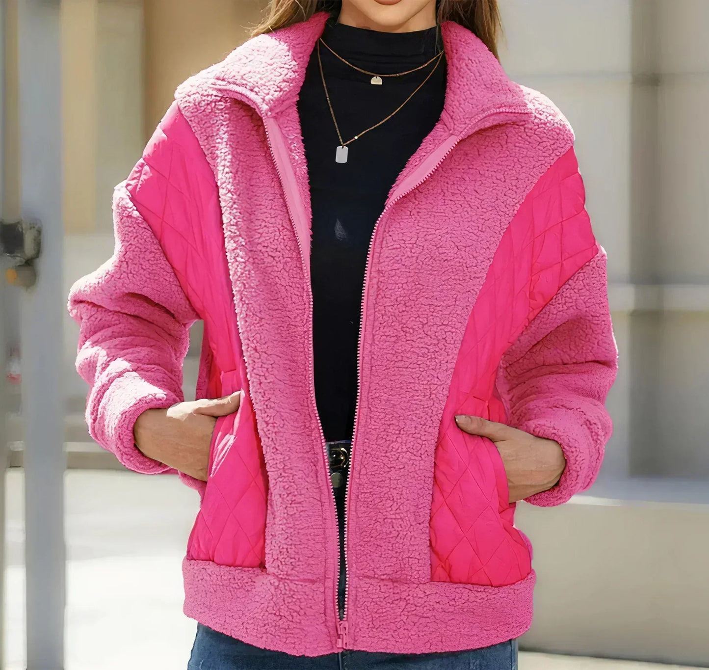 LM | Trendy Pocket Jacket for women
