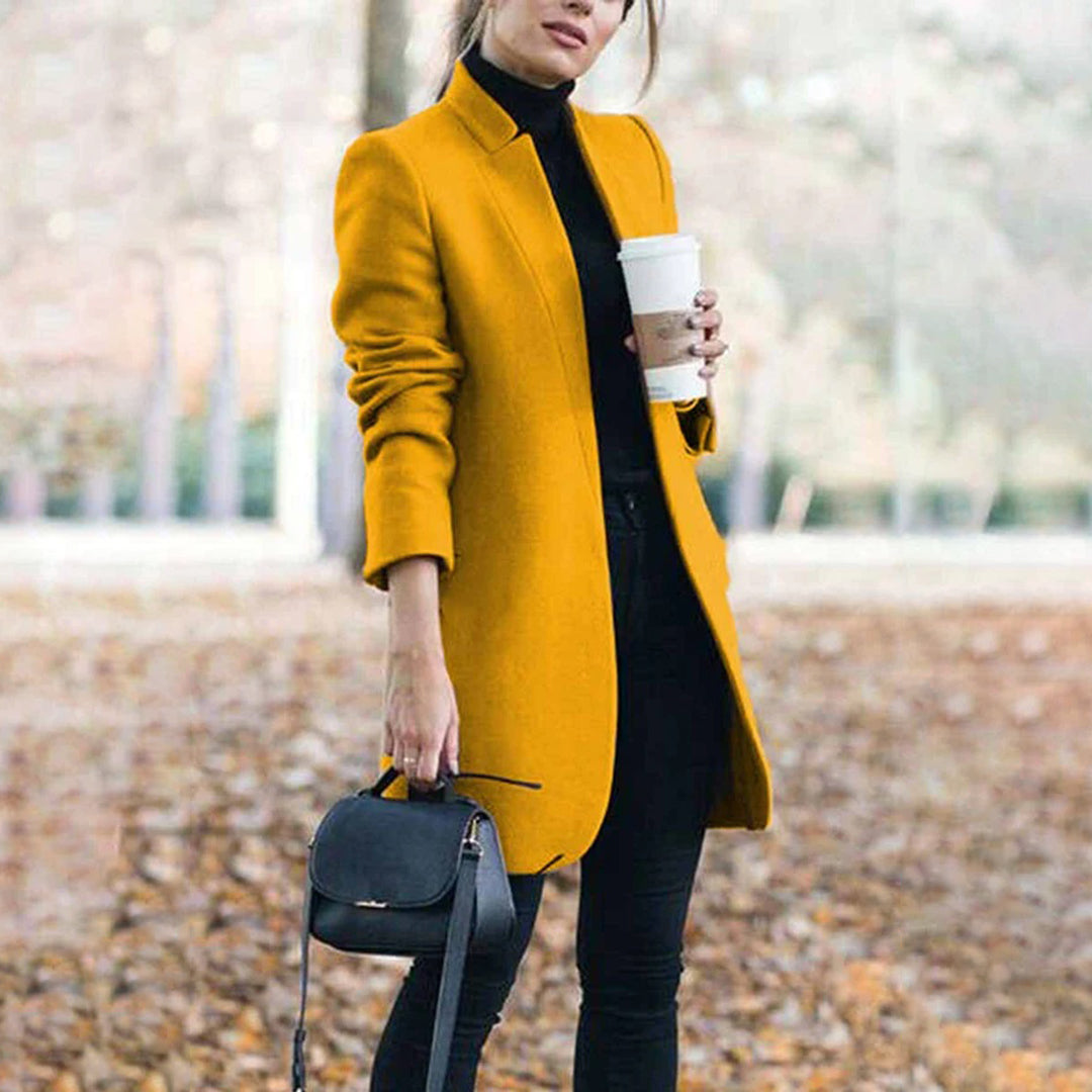 LM | Tight knee-length jacket for women