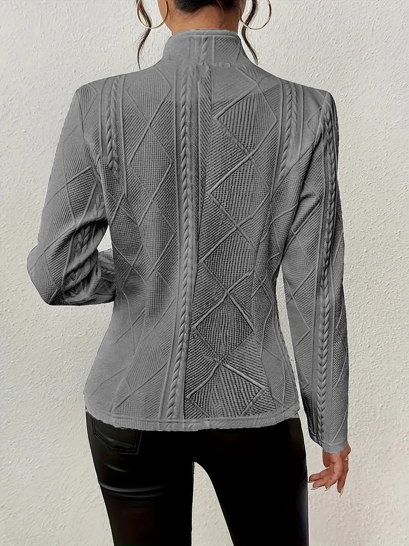 LM | Cardigan with button placket