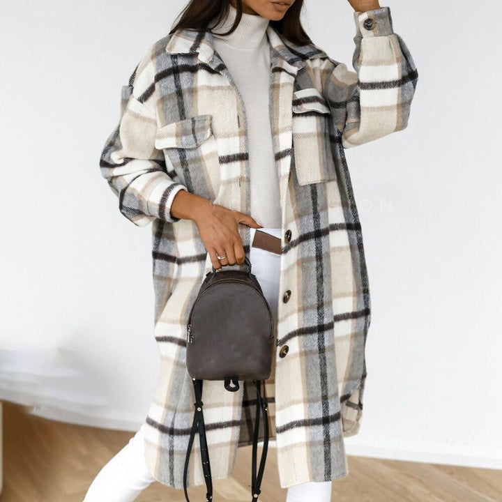 LM | plaid jacket for women