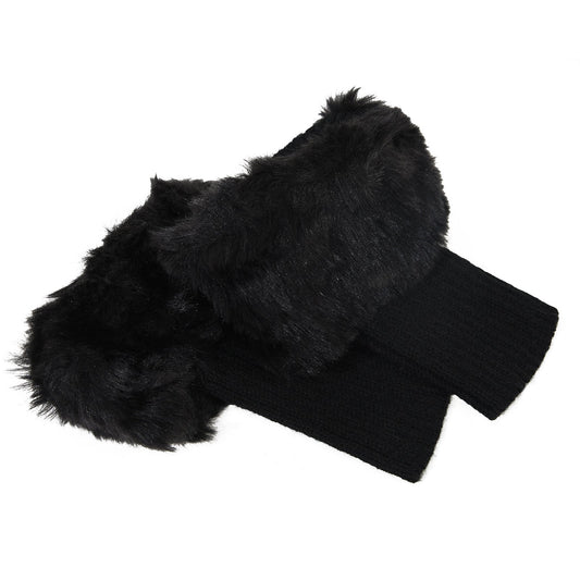 Casual Solid Color Furry Socks artswardrobe