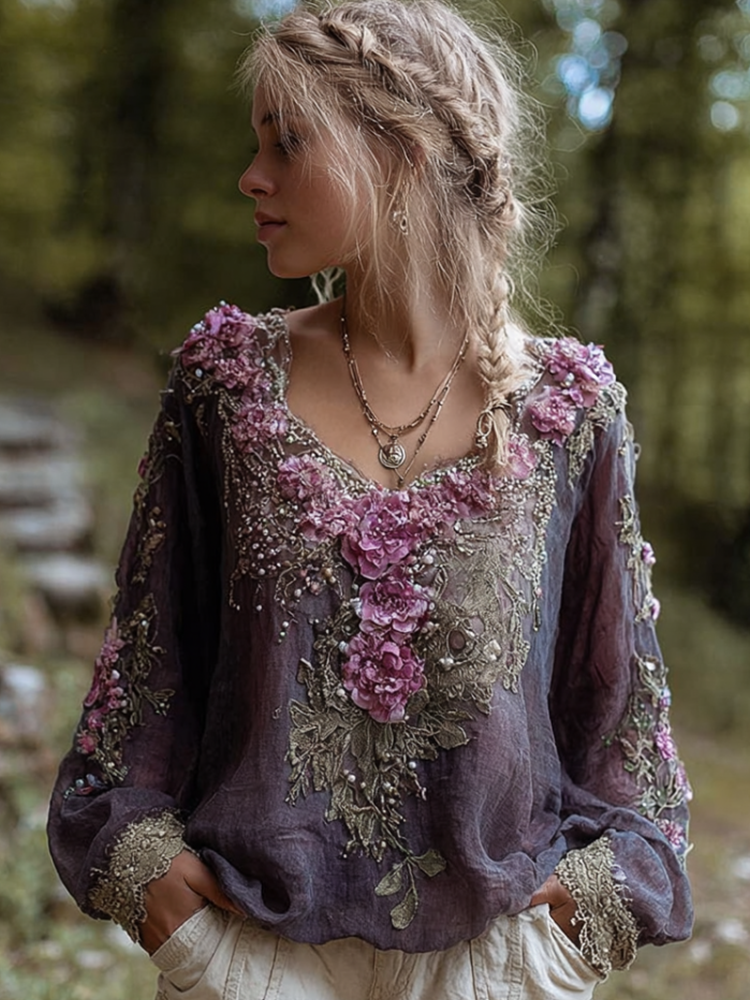 Timeless Vintage Style Top