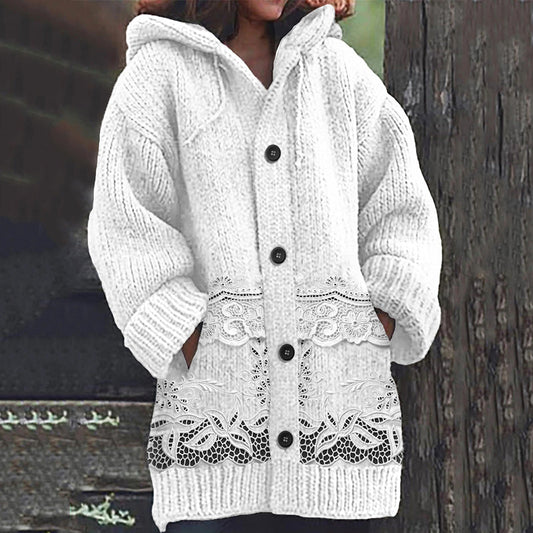 Vintage Embroidery Floral Knit Cozy Sweater artswardrobe
