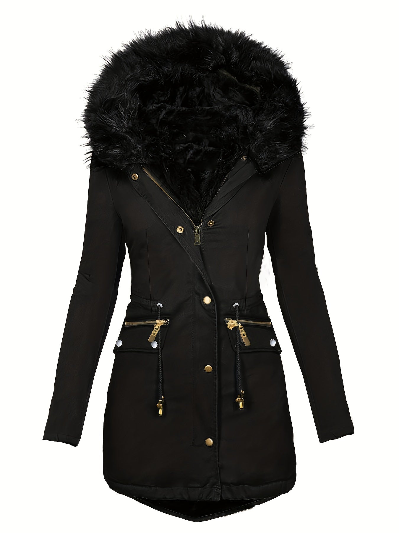 LM | Cozy fur coat for women
