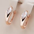 Bright Inlaid Glass Earrings