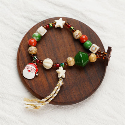 Comstylish Hot Christmas Handcrafted Beaded Bracelets