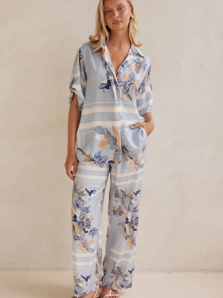 Blue stripes