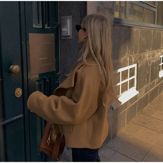 LM | Oversized wool jacket