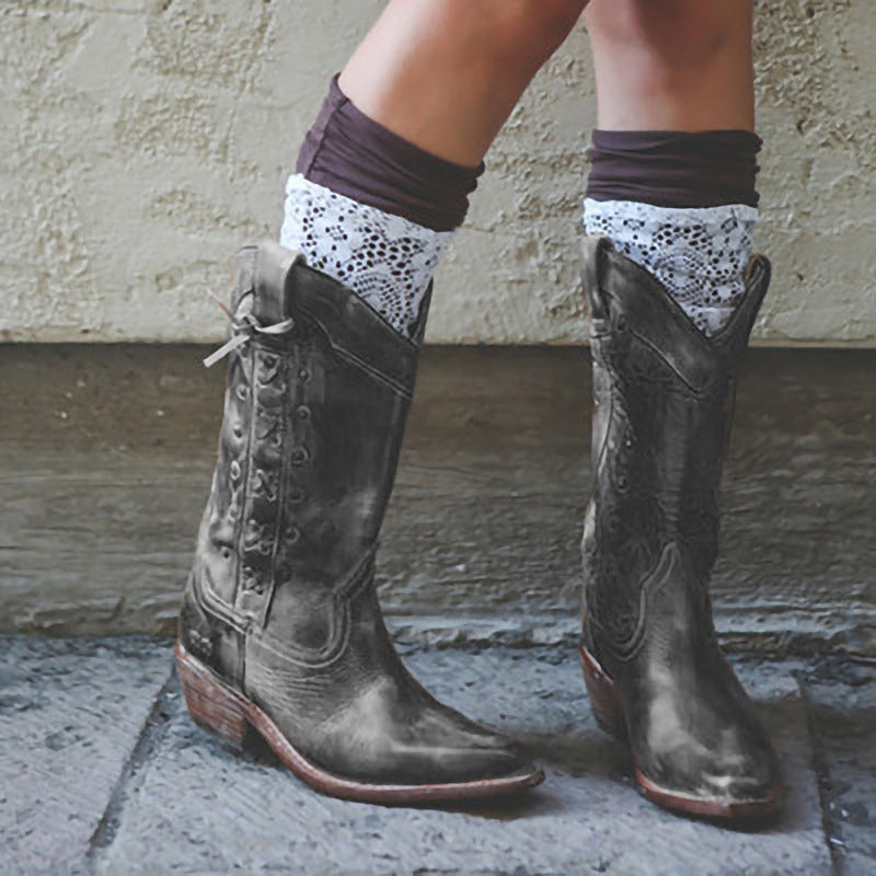 Vintage Inspired Orthopedic Boots
