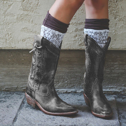 Vintage Inspired Orthopedic Boots