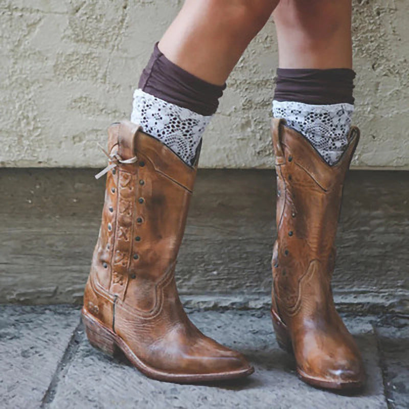 Vintage Inspired Orthopedic Boots