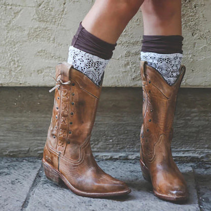 Vintage Inspired Orthopedic Boots