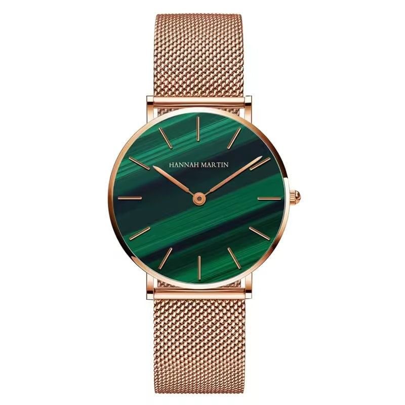 Gold with Emerald Green
