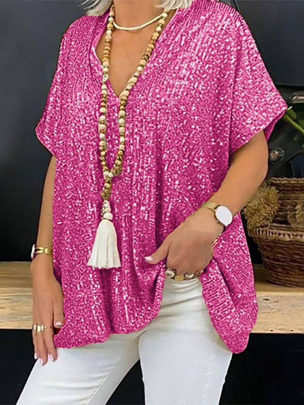 Gracefully Designed Pullover
