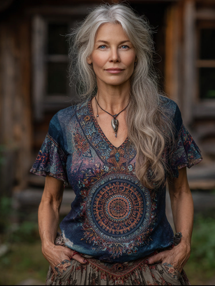Timeless Vintage Style Top