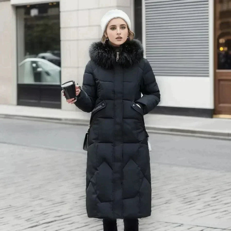 LM | Stylish jacket with faux fur