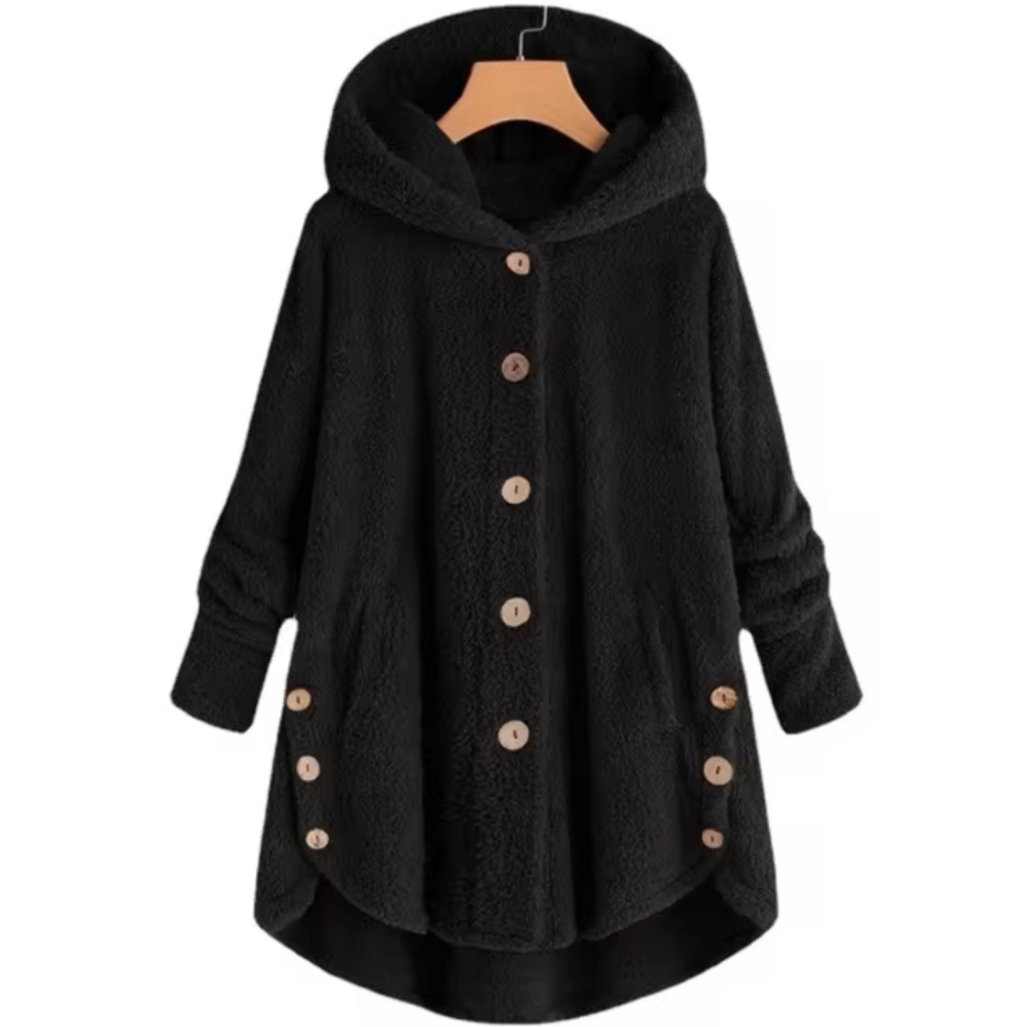 LM | Wool teddy bear plush coat