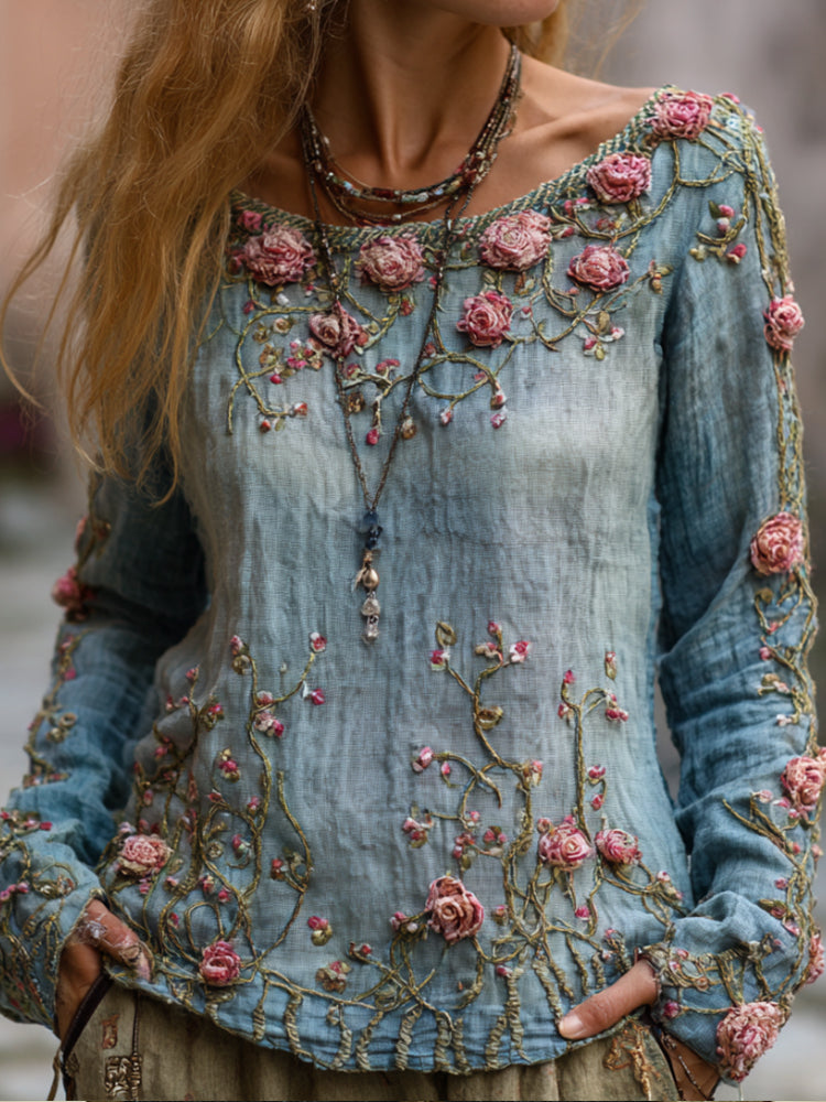 Timeless Vintage Style Top