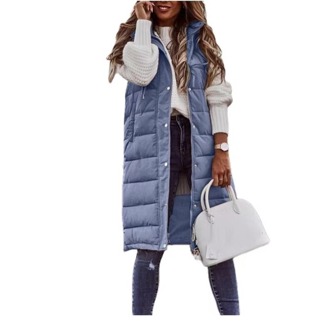 LM | Quilted vest with hood Bodywarmer