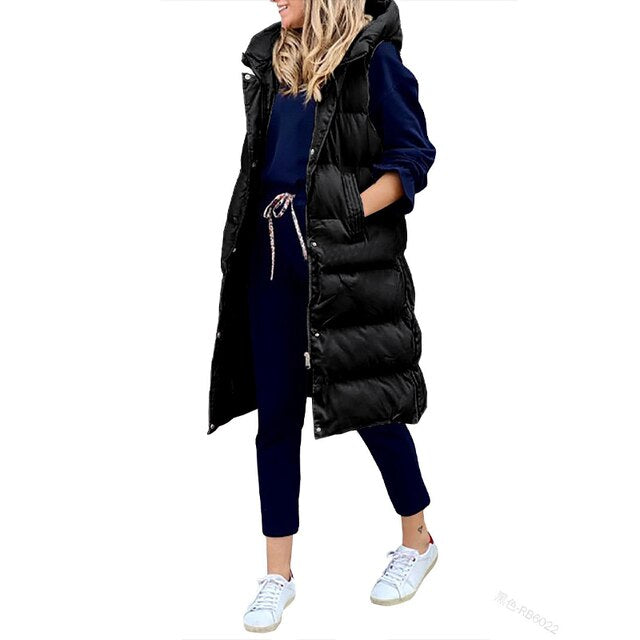LM | Quilted vest with hood Bodywarmer