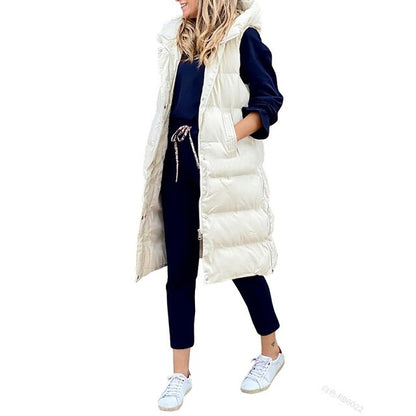 LM | Quilted vest with hood Bodywarmer