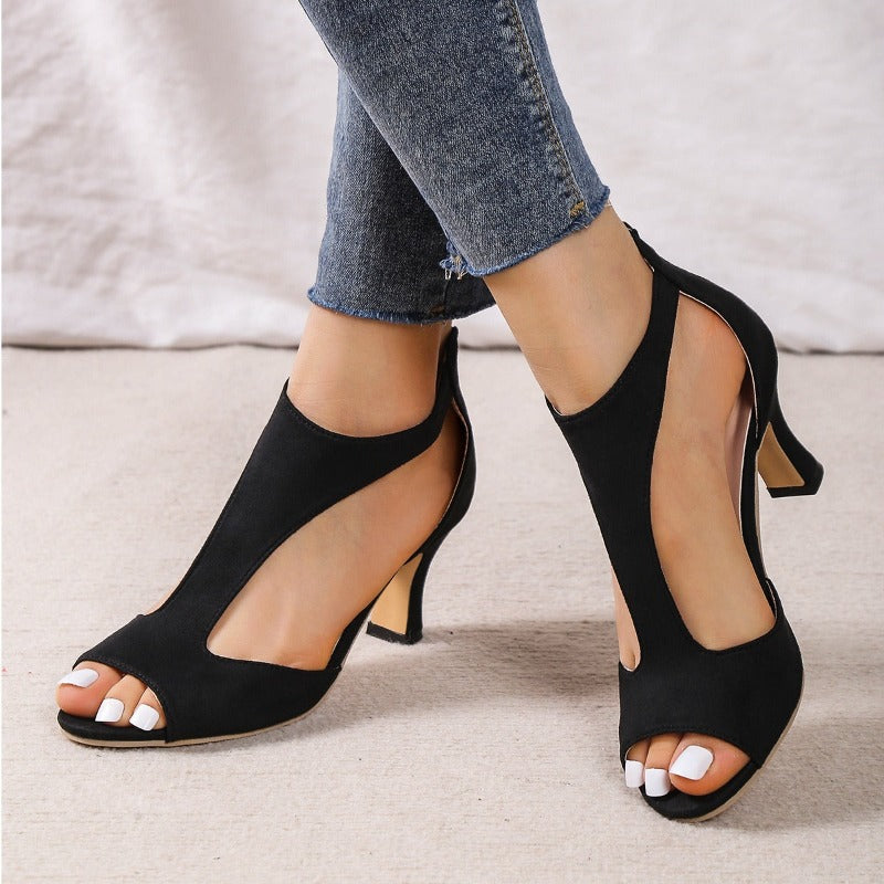 LM | Peep toe heels