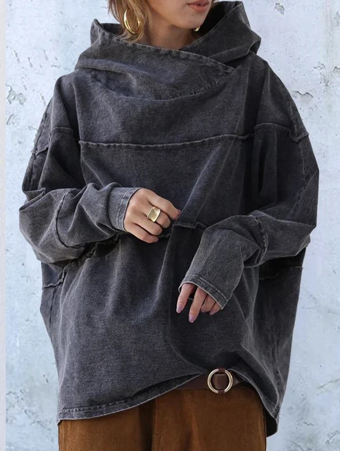 LM | Fashionable loose cotton hoodie