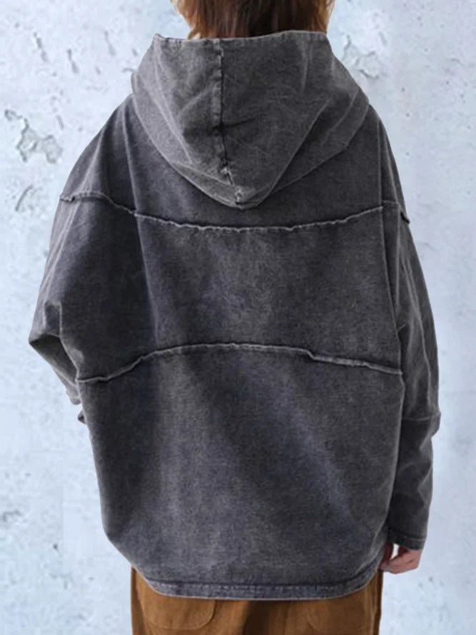 LM | Fashionable loose cotton hoodie
