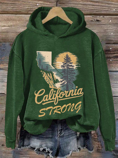 Comstylish Women's California Strong Casual Hoodie