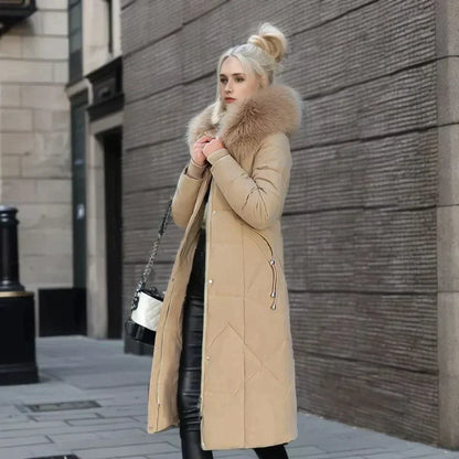 LM | Stylish jacket with faux fur