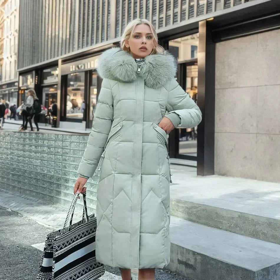 LM | Stylish jacket with faux fur