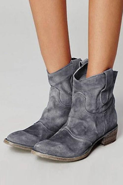 LM | Supported suede ankle boots