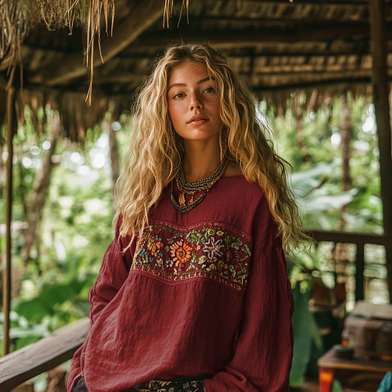 Timeless Vintage Style Blouse