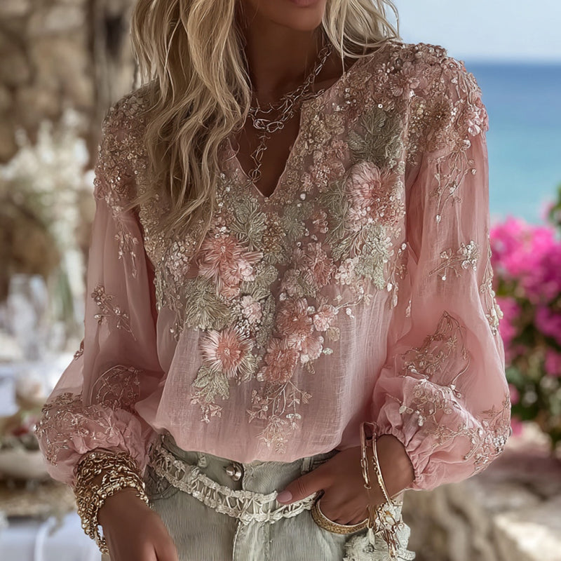 Timeless Vintage Style Blouse