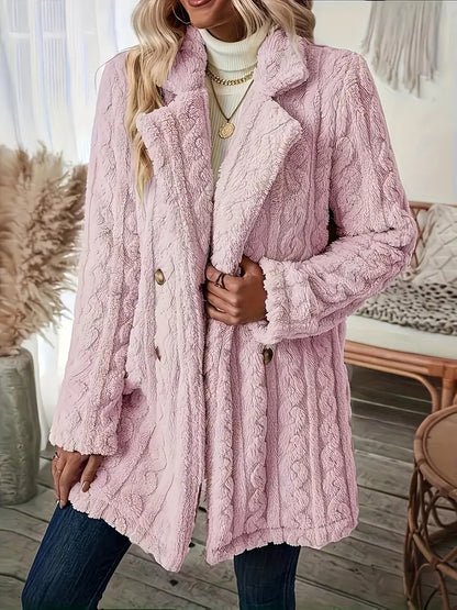 LM | Soft, single-colored, long-sleeved thermal jacket