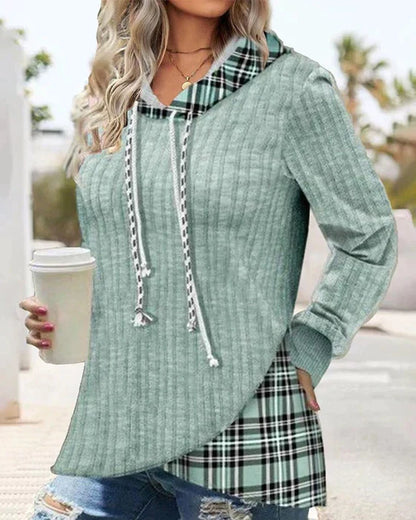 LM | Checked hoodie