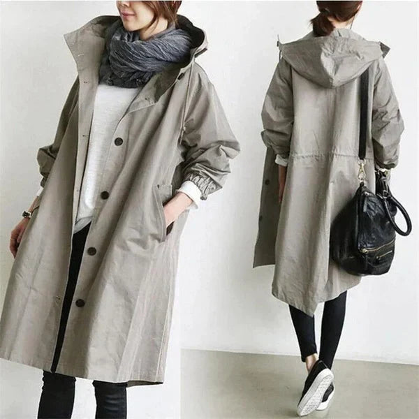 LM | long outdoor jacket with hood