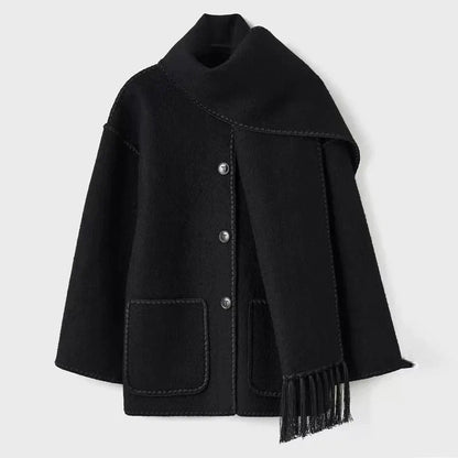 LM | Timeless tassel coat for women