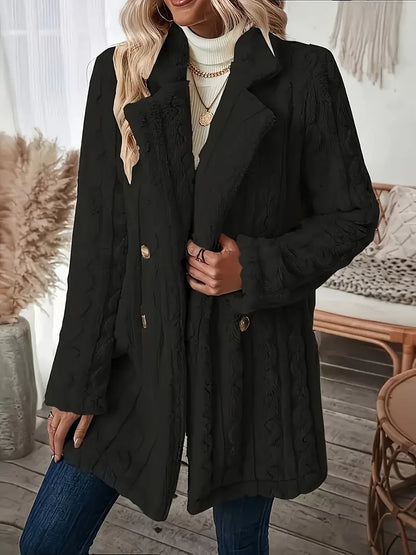 LM | Soft, single-colored, long-sleeved thermal jacket