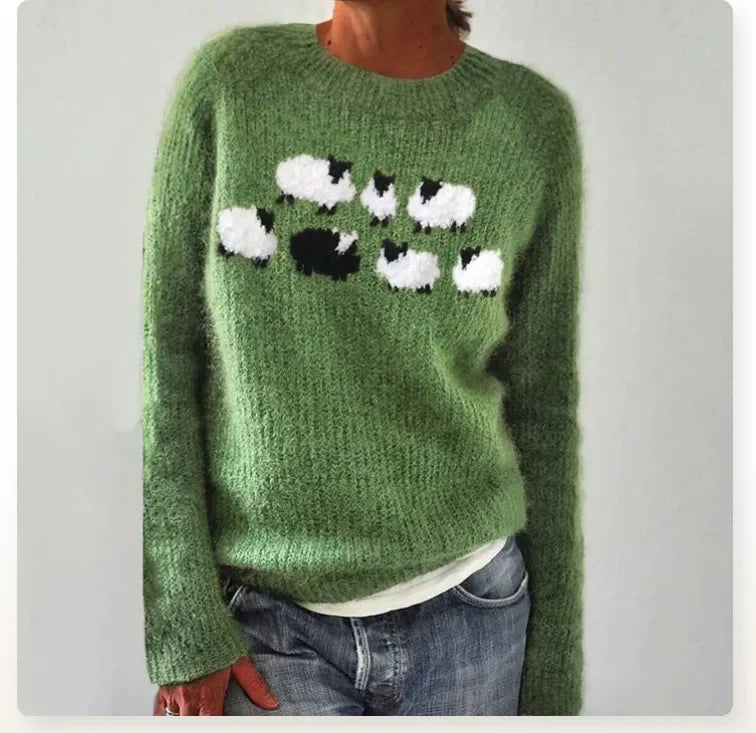 Odette® | Retro autumn sweater