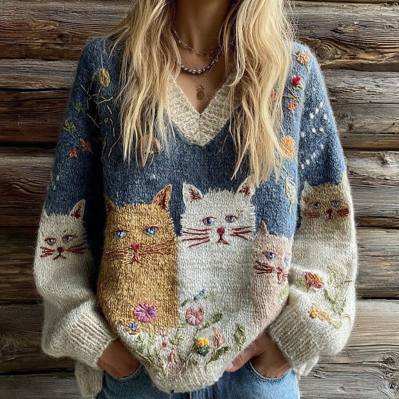 Timeless Vintage Style Jumper