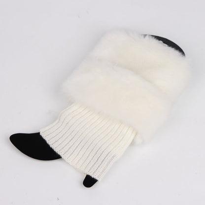 Casual Solid Color Furry Socks elevenforest