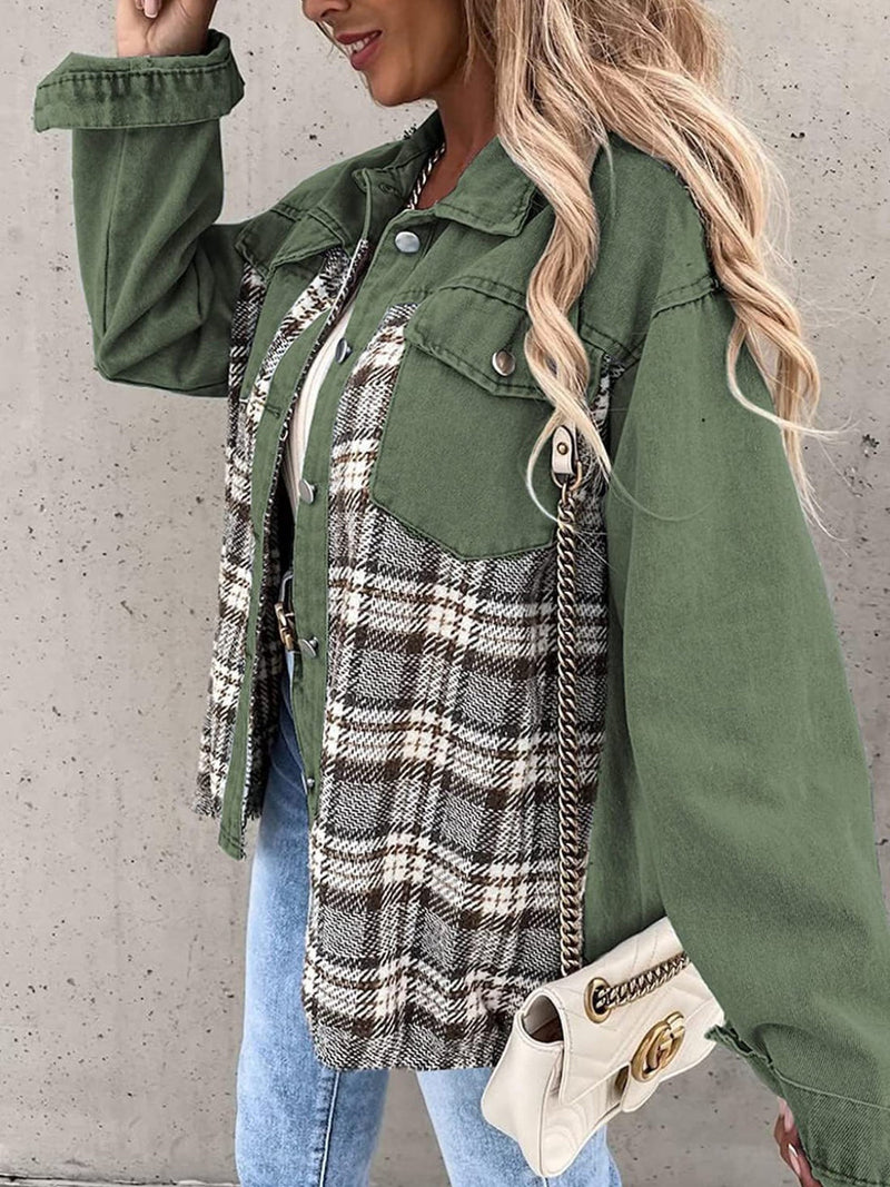 LM | Vintage flannel jacket for women