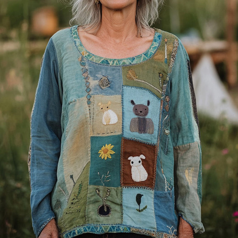 Timeless Vintage Style Top