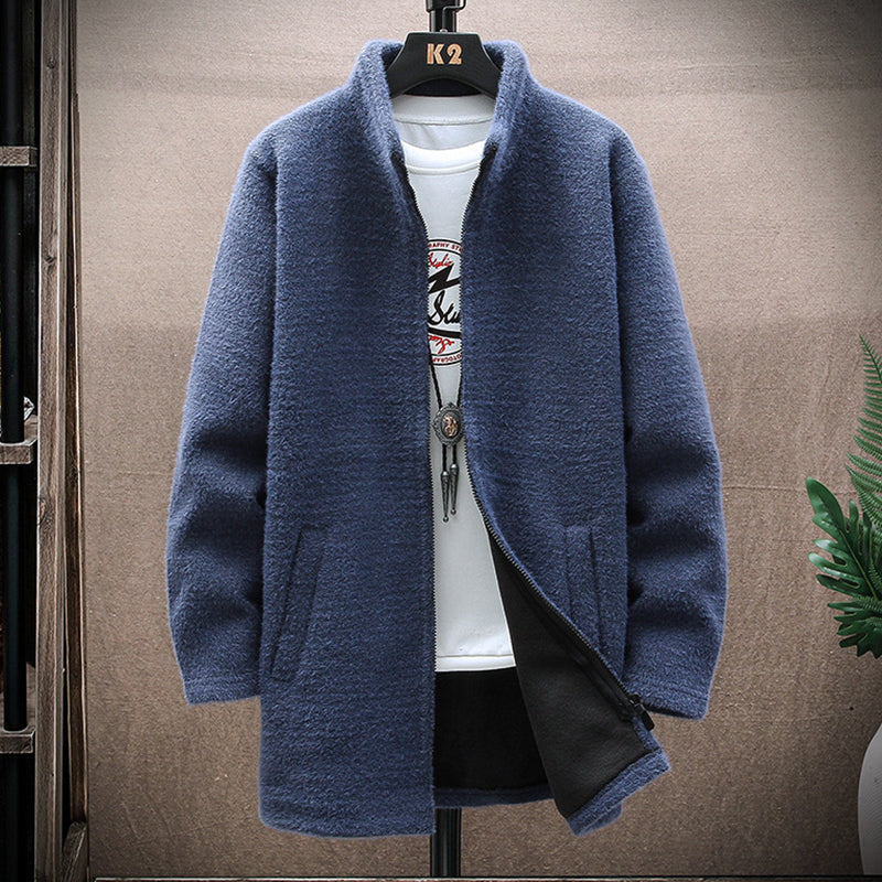 Men's Vintage Knitted Pattern Cardigan Sweater elevenforest